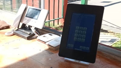 Instalación de citófono inalámbrico 4G para 140 departamentos condominio Jardines del Valle 4